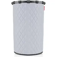 Reisenthel homebasket L, Grå, Aluminium, Polyester, Kurv, Monokromatisk, Geometrisk mønster, Indendørs