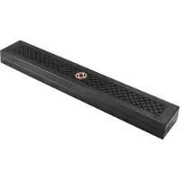 Typecat 1Pcs Black Wooden Incense Holder Incense Coffin Burner Wood Incense Burner Box Aromatherapy Censer For Home Office B
