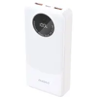 Dudao K12Pro Powerbank 22,5 W PD 20.000 mAh USB-A, USB-C – hvid