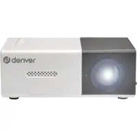 Denver Projektor PR-1000 - Mini projector with included power adaptor and HDMI cables. - 320 x 240 - 30 lumens
