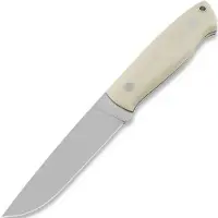 Brisa Trapper 115 Elmax, Flat, Ivory Micarta