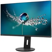 Fujitsu B2711 TS QHD - LED-skærm - 27 - 2560 x 1440 QHD - IPS - 350 cd/m² - 1000:1 - 5 ms - HDMI, DVI, DisplayPort - højtalere - sort satin