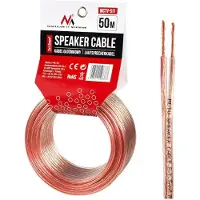 Macleans MCTV-511 - Bulkhøjttalerkabel - 1.5 mm² - 50 m - gennemsigtig