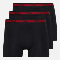 HUGO Herre Planet Tre Pak Boxer Trusser Sort
