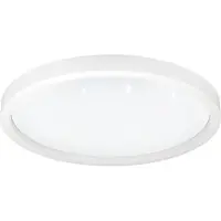 Eglo CONNECT-Z MONTEMORELOS-Z loftlampe i hvid med krystaleffekter