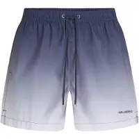 Karl Lagerfeld Badeshorts safir / mørkeblå / offwhite