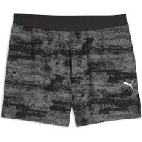 Puma Brightstride Dreamrun Printed Running 5" Shorts Men, Clothing, Black, M