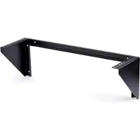 StarTech.com Startech 3U Wall Mount Patch Panel Bracket - 19 in - Steel Vertical Patch Panel Mounting Bracket for Networking Equipment (RK319WALLV) - Monteringsbøjle - vægmonterbar - sort - 3U - 19