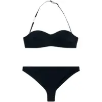 EA7 EA7til kvinder. 7W000290_AF20663 Bikini Bandeau sort (XS), Badetøj, Polyester