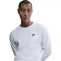 Nike Sweatshirt 'CLUB' sort / hvid