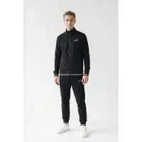 Puma Metallic Full-Zip Tracksuit Women, Clothing, Black, L