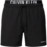 Calvin Klein Badeshorts 'Intense Power' sort / hvid