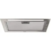 Whirlpool WCTH 63F LEB X - Hætte - tag - Niche - bredde: 49.6 cm - dybde: 26.3 cm - udsugning & recirculation - med intern motor - rustfrit stål