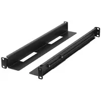 Lanberg - Stativskinnemonteringssæt - skydende - sort, RAL 9004 - 1U - 19