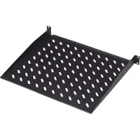 Digitus DN-19 TRAY-1-SW - Rackhylde - sort - 1U - 19