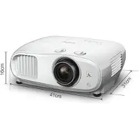 Epson EH-TW7000 - 3LCD-projektor - 3D - 3000 lumen (hvid) - 3000 lumen (farve) - 3840 x 2160 (2 x 1920 x 1080) - 16:9 - 4K - hvid