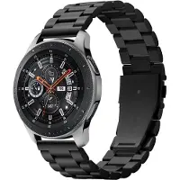 Spigen 600WB24983, Band, SmartWatch, Sort, Samsung, Galaxy Watch (46mm), Rustfrit stål