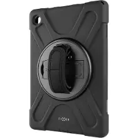 FIXED - Beskyttende kasse til tablet - grov - med stander - silicone - sort - for Samsung Galaxy Tab A11+