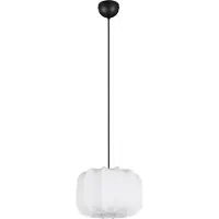 TRIO Japandi Pendellampe Sort med Hvid 25cm - Madleine