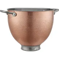 KitchenAid skål dobbelt håndtag 4,7 L Hammered copper