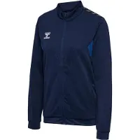 Hummel Sportssweatjakke 'Authentic' marin / mørkeblå / sort / hvid