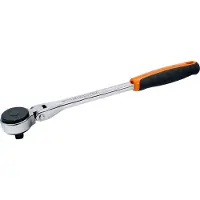 Bahco 3/8´´ Reversible And Articulated Head With 60 Teeth And An Action Angle Of 6° 280 Mm Skralde