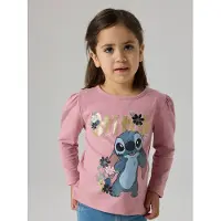 Name it Bluser & t-shirts 'NMFJina Stitch' safir / opal / guld / lysviolet