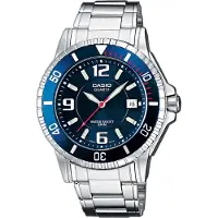 Casio Herreur MTD-1053D-2AVES Collection Blå/Stål Ø42.6 mm