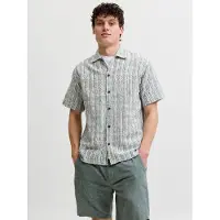 Jack & Jones Skjorte 'JPRBLUtiago' grøn / mint / hvid