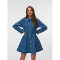 Vero Moda Blusekjole 'VMJESSIE' blue denim
