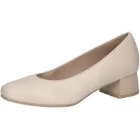 Caprice Pumps, beige, made of Leather with Block heel, Size 36