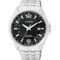 Citizen Herreur CB0010-88E Radio Controlled Sort/Stål Ø43 mm