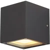 SLV 232535, Aluminium, IP44, I, GX53, 2 pære(r ), 9 W