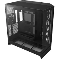 NZXT H9 Flow RGB (2025) - All Black - Kabinet - Miditower - Sort