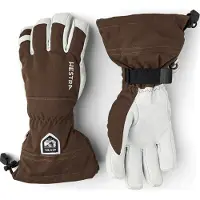 Hestra Army Leather Heli Ski, skihandsker, brun