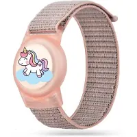 Tech-Protect Apple AirTag 1/2 nylonrem til børn - Magisk pony