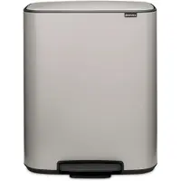 Brabantia Bo pedalspand 60 L Soft grey