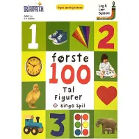 Liniex Mine første 100 tal, former og farver spil. Dansk sprog.