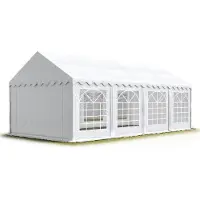 Sonstiges 6x8m, Partytelt, PVC-teltdug, hvid