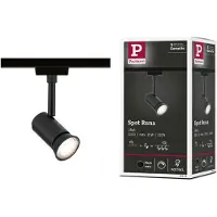 Paulmann Runa Højvolt-skinnesystem-lampe URail GU10 Sort (mat)