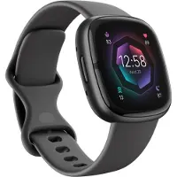 Fitbit Sense 2 - 40 mm - grafit - smart ur med bånd - grafit - håndledsstørrelse: up to 209 mm - NFC, Bluetooth