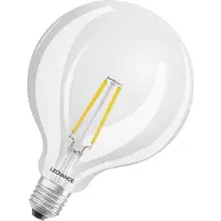 Ledvance OSRAM Smart+ - LED-filament-lyspære - form: G125 - E27 - 5.5 W (tilsvarende 50 W) - varmt hvidt lys - 2700 K