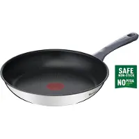 Tefal Daily Cook G7300655, Rund, Gryde til alle formål, Rustfrit stål, Titanium, Rustfrit stål, Keramisk, Halogen, Forseglet plade, Gas, Induktion