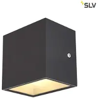 SLV SITRA CUBE 1002032 LED-udendørs vægbelysning 10 W Antracit