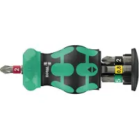 Wera Kraftform Kompakt Stubby magazine RA 2, 6 stk, 115 mm, 175 g