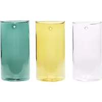 Hubsch Popsicle vase sæt 3 dele Multicolour