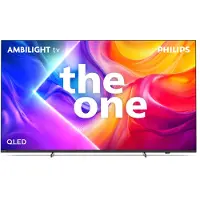 Philips The One 85PUS9000 - 85 Diagonal klasse LED-bagbelyst LCD TV - QLED - Smart TV - TITAN OS - 4K UHD (2160p) 3840 x 2160 - HDR - Quantum Dot - pistolmetal