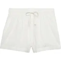 Superdry Superdrytil kvinder. W7110498A Short Broderet råhvid (XS), Casual, Bomuld