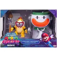 JAKKS Pacific Nintendo Super Mario Galaxy Spøgelseskøretøjssæt Med Funktioner Og Bowser-figur 13 Cm