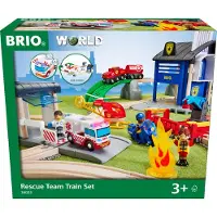 BRIO Rescue Team Togsæt 36025 - - OneSize - Togskinner
